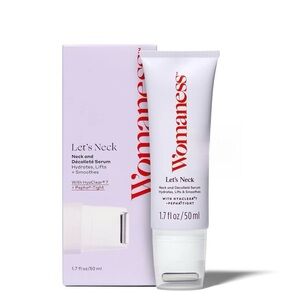 Womaness Let's Neck Firming Serum Hydrates Lifts and Smoothes with Cooling ...